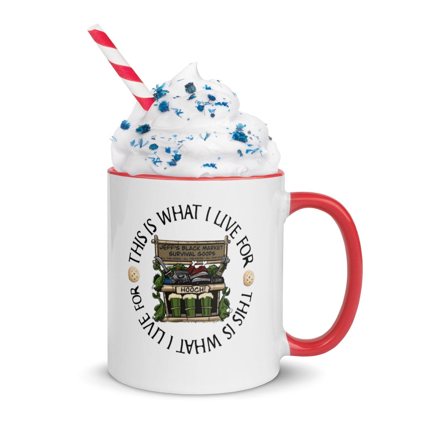 This is What I Live For Mug with Color Inside