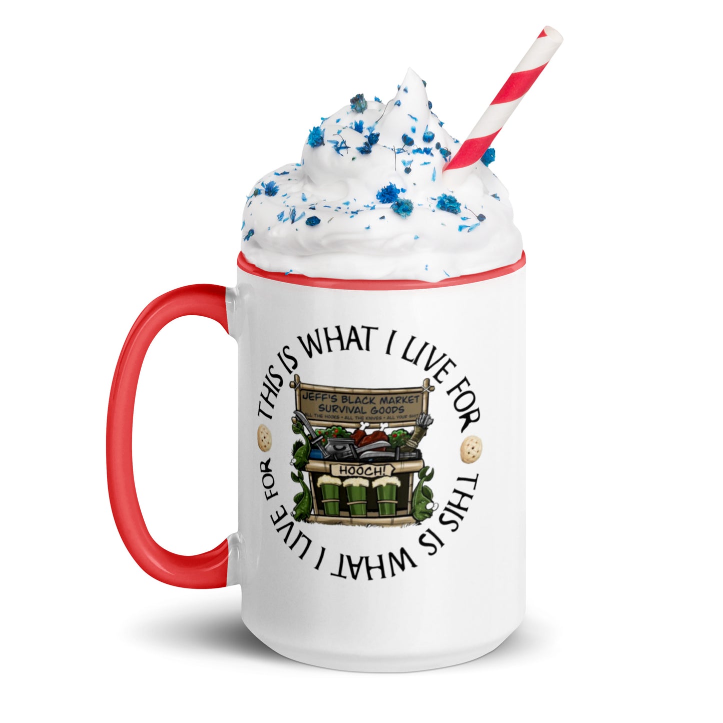 This is What I Live For Mug with Color Inside