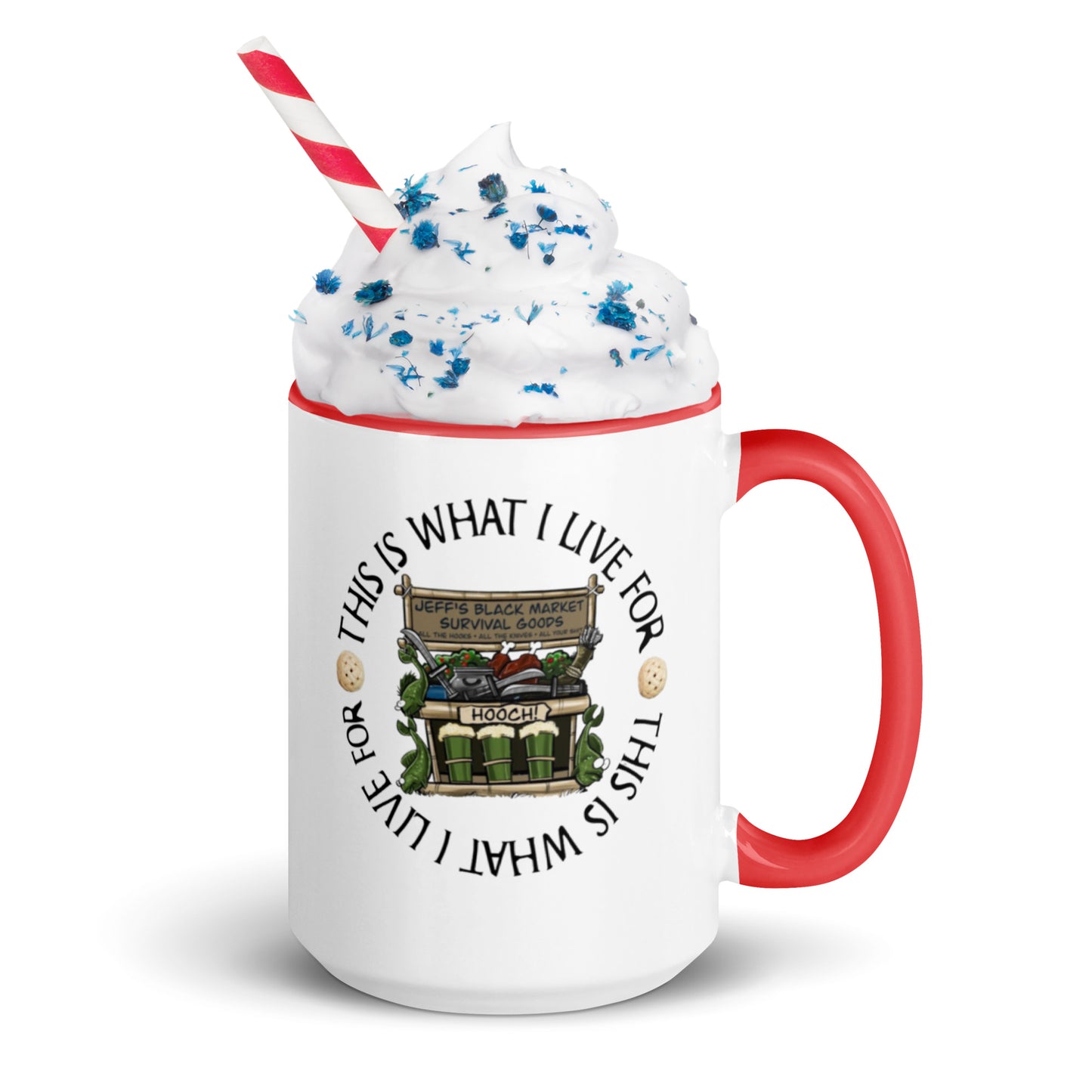 This is What I Live For Mug with Color Inside