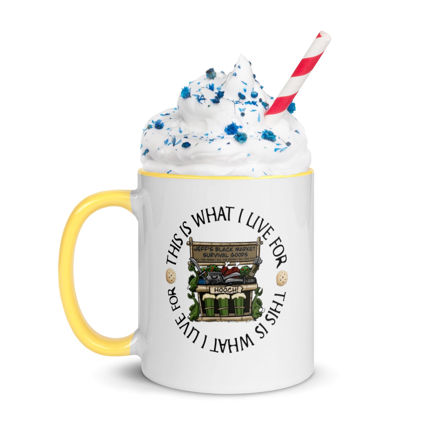 This is What I Live For Mug with Color Inside