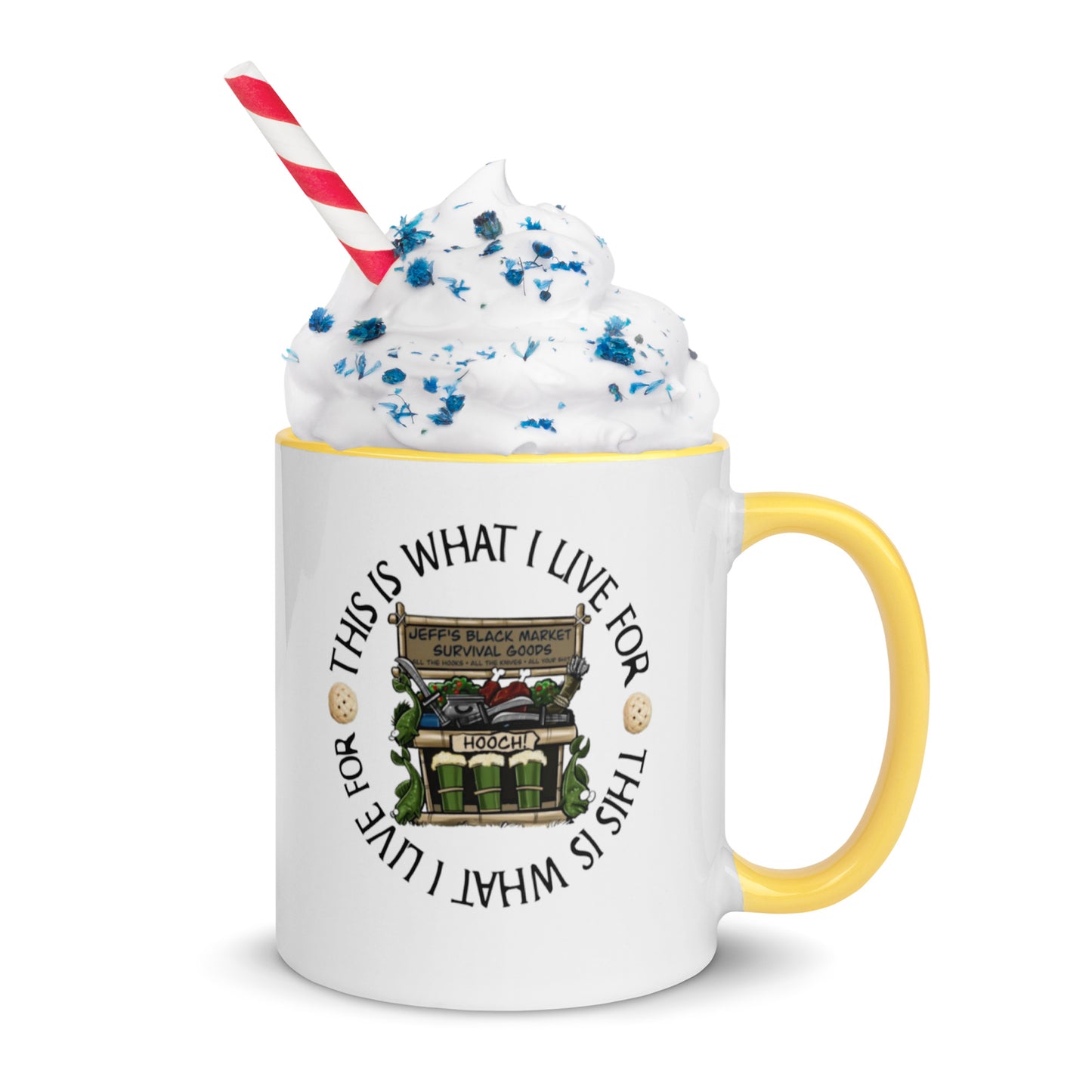 This is What I Live For Mug with Color Inside