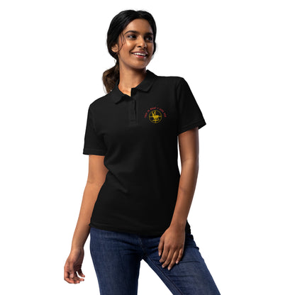 This is What I Live For Women’s pique polo shirt (Hunt 1)