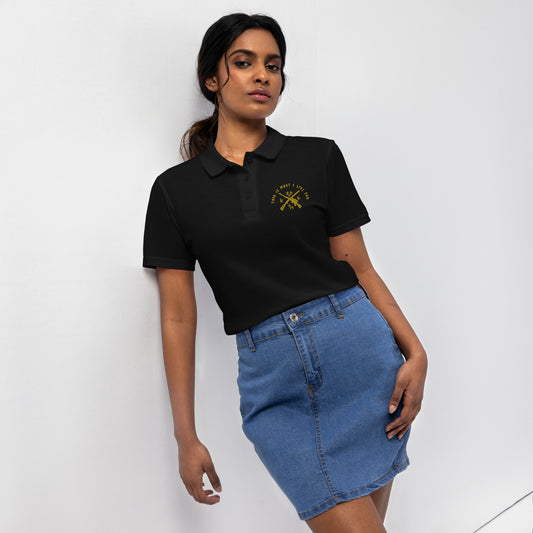 This is What I Live For Women’s pique polo shirt