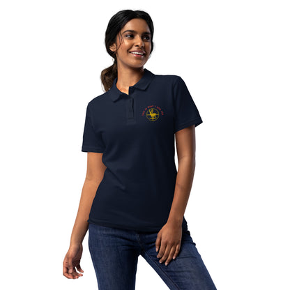 This is What I Live For Women’s pique polo shirt (Hunt 1)