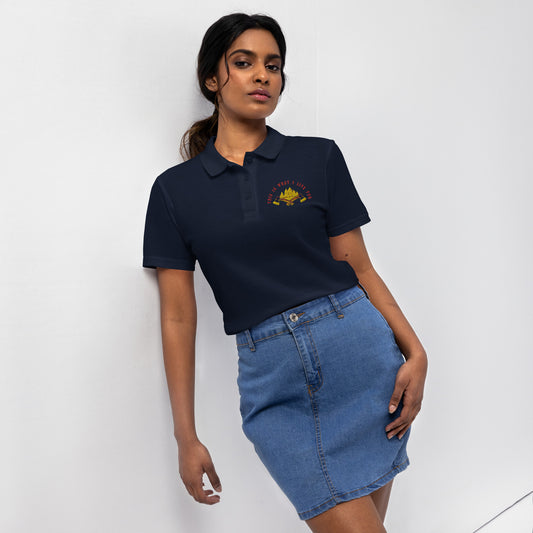This is What I Live For Women’s pique polo shirt (Axe)