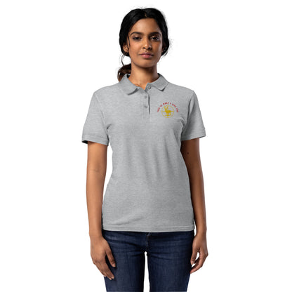 This is What I Live For Women’s pique polo shirt (Hunt 1)