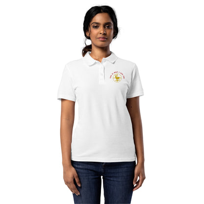 This is What I Live For Women’s pique polo shirt (Hunt 1)