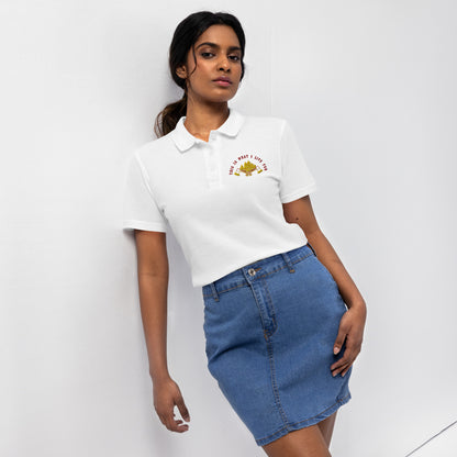 This is What I Live For Women’s pique polo shirt (Axe)