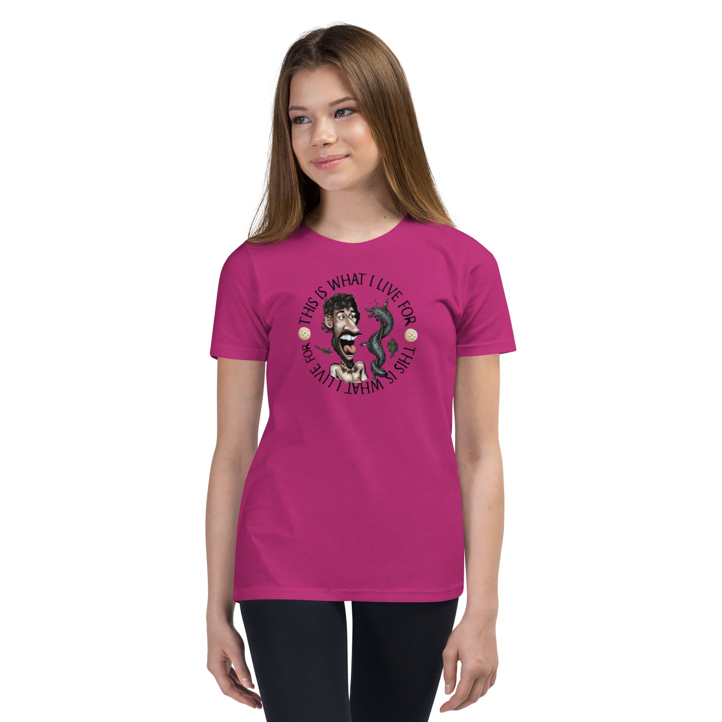 Youth Short Sleeve T-Shirt This is What I Live For (toon 2)