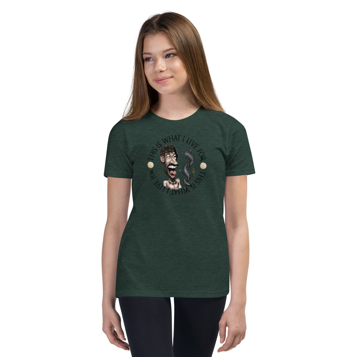 Youth Short Sleeve T-Shirt This is What I Live For (toon 2)