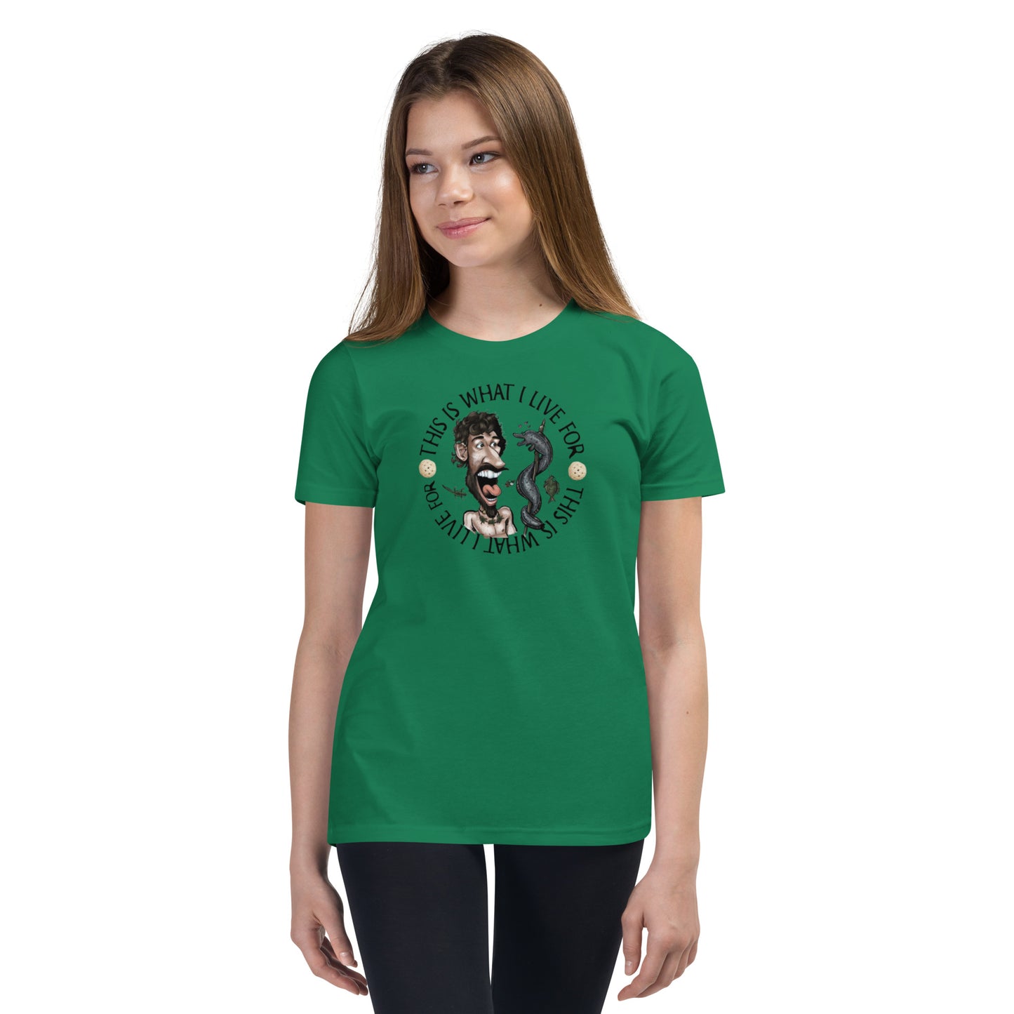 Youth Short Sleeve T-Shirt This is What I Live For (toon 2)