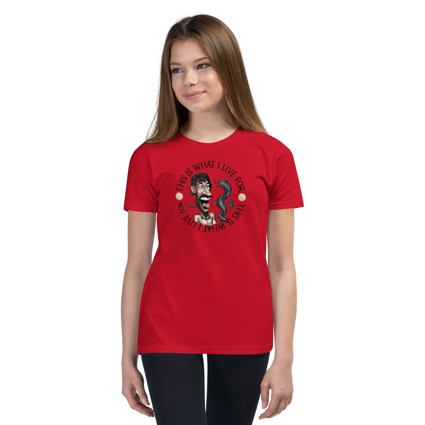 Youth Short Sleeve T-Shirt This is What I Live For (toon 2)