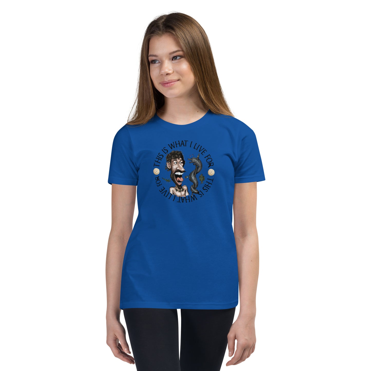Youth Short Sleeve T-Shirt This is What I Live For (toon 2)